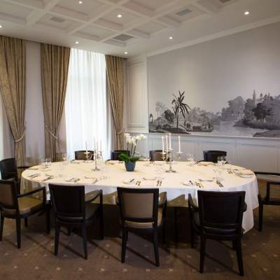 The function rooms of Hôtel de la Paix in the centre of Lausanne