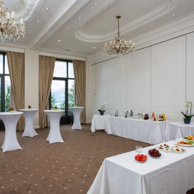 The function rooms of Hôtel de la Paix in the centre of Lausanne