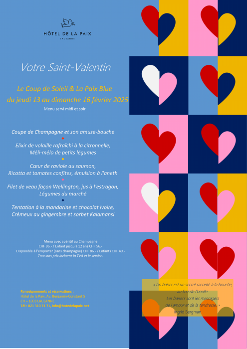 Votre Saint-Valentin