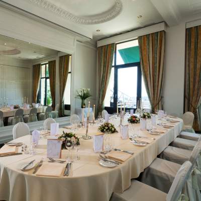 The function rooms of Hôtel de la Paix in the centre of Lausanne